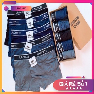 Quần Lót Nam | Quần Sịp Lacoste | Quần Sịp Nam Tam Giác Lacoste | Chất Cotton | Hàng Cao Cấp | Mẫu Mới 2021 Size 50-80kg
