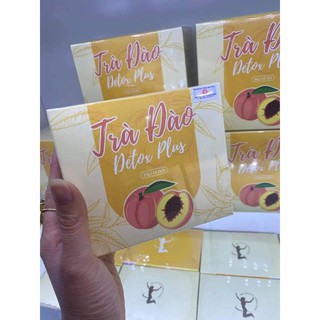 Trà đào giảm cân kelly detox plus chính hãng
