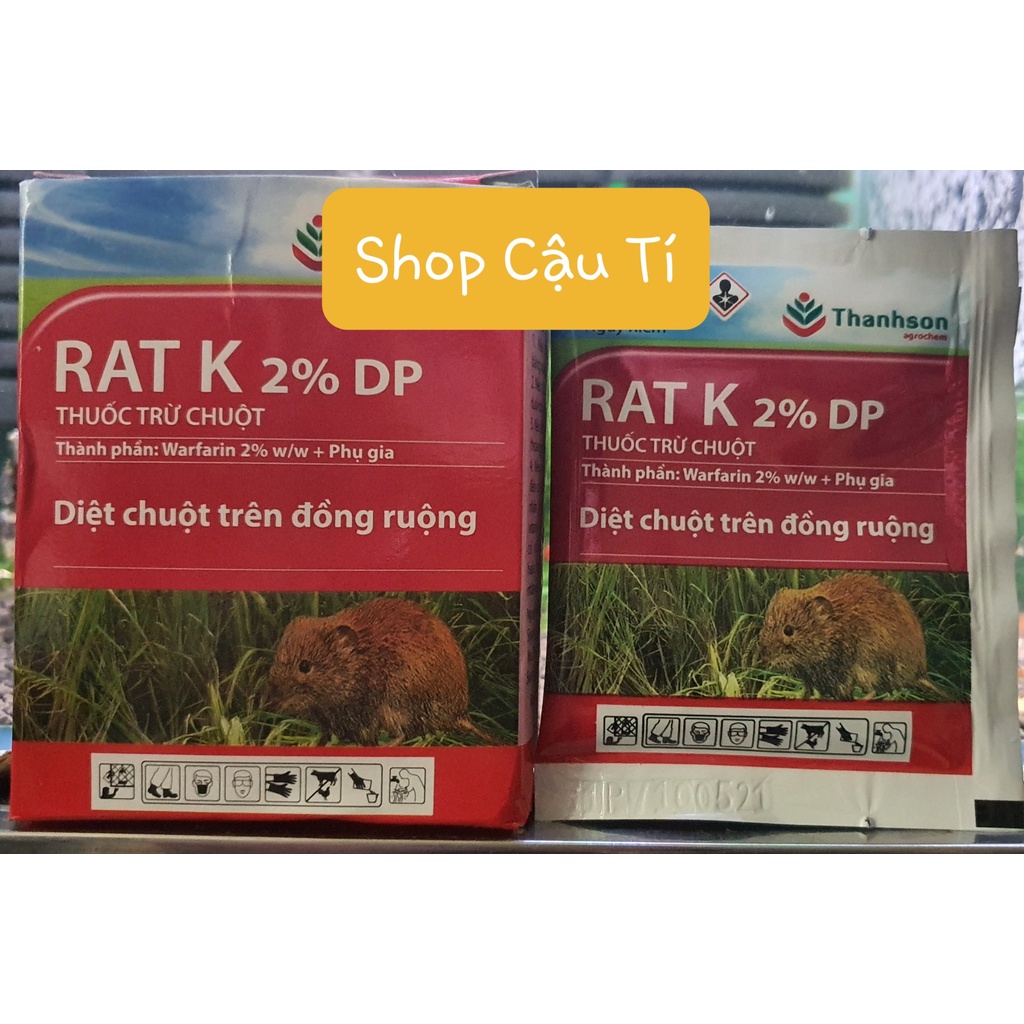 Thuốc diệt chuột tận gốc Rat K 2% DP (Gói 10g)