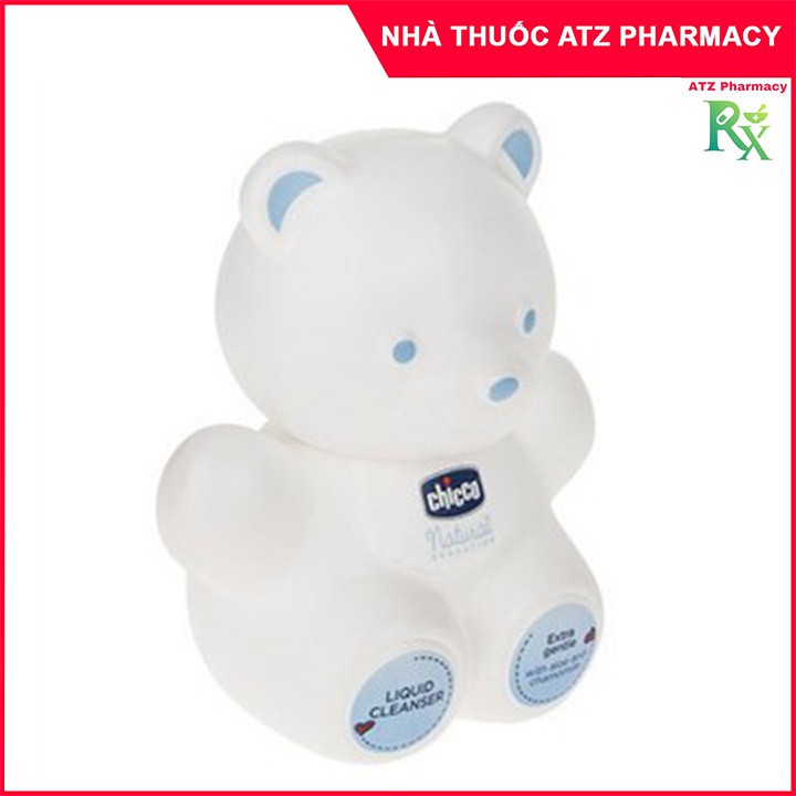 Sữa Tắm Dưỡng Da Natural Sensation Teddy Chicco 0M+ - Giúp Cân Bằng PH & Tăng Miễn Dịch Cho Da - ATZ Pharmacy