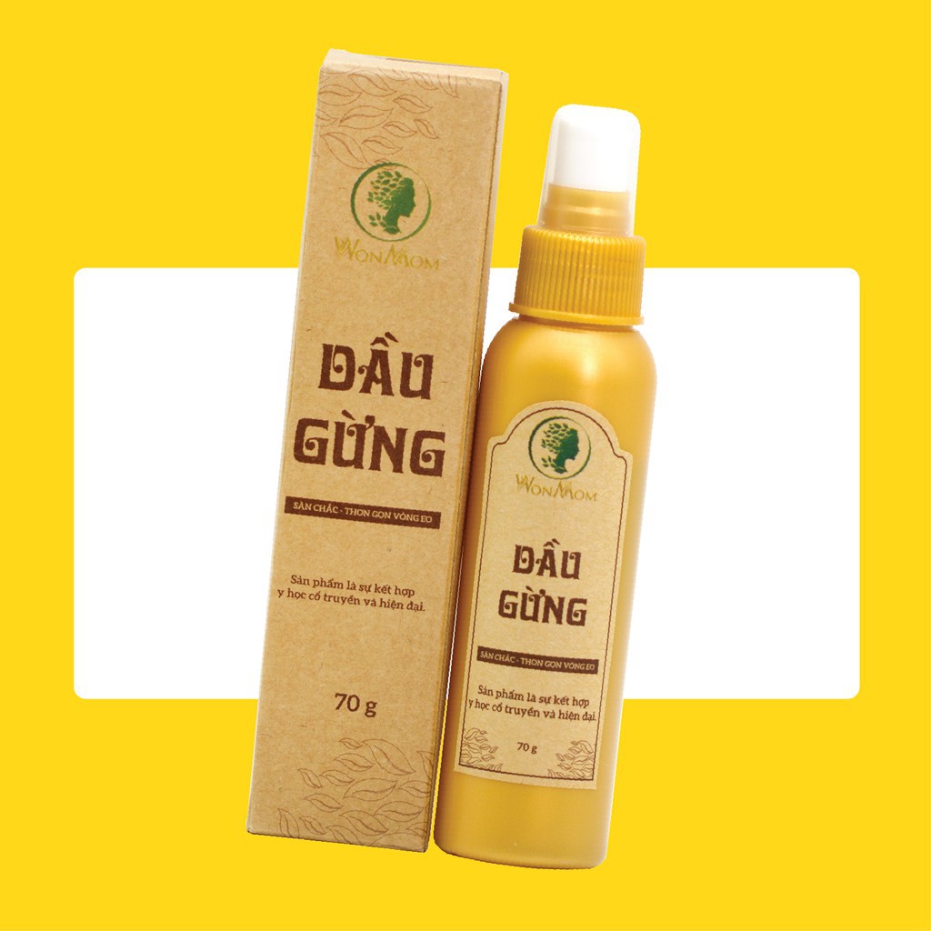 Dầu gừng thảo dược 70gr - WonMom (Việt Nam)