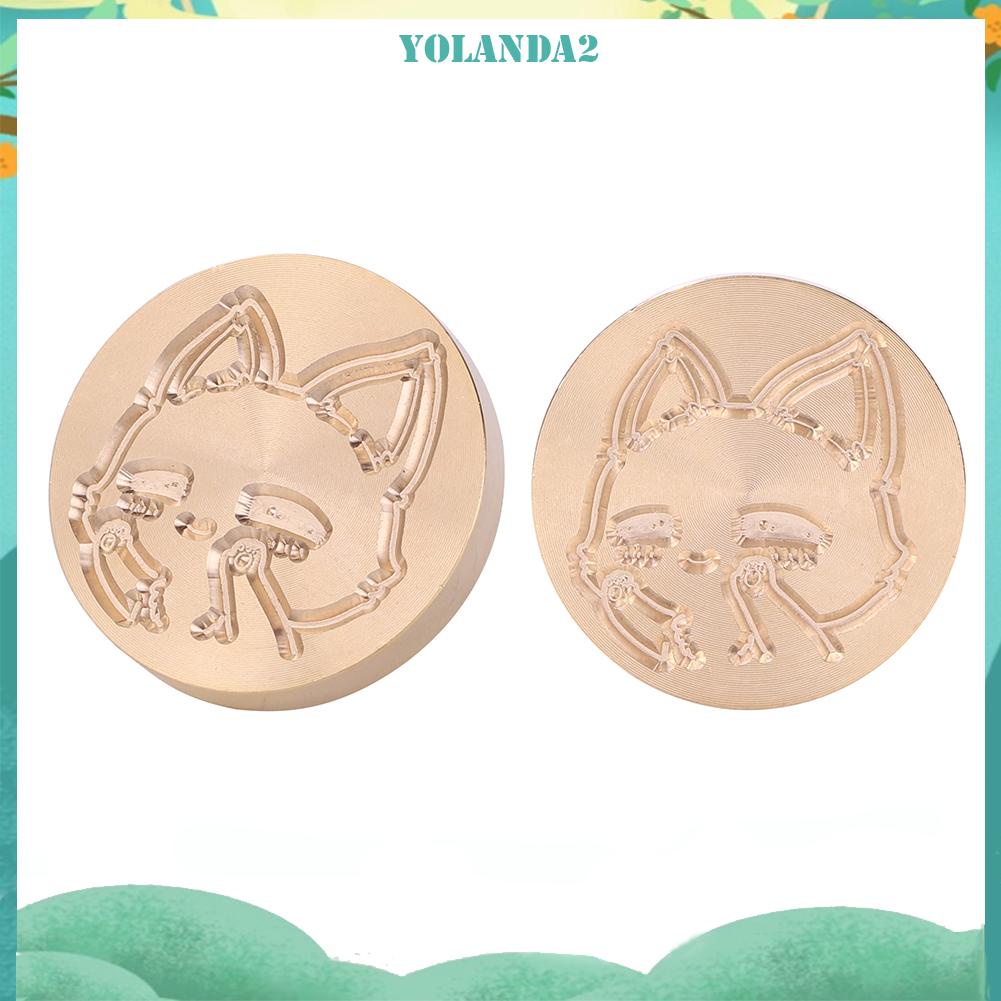 Đầu con dấu sáp niêm phong bì thư hình động vật bằng đồng