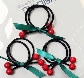 Cột tóc quả cherry (buộc tóc cherry), xinh xắn, dễ thương cho nữ