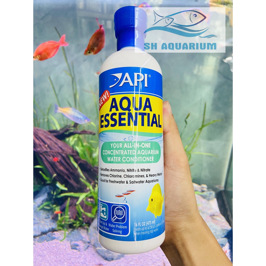 Dung dịch cao cấp API Aqua Essential: Dung dịch điều hòa nước & Khử Amoniac (NH3), Nitrat (NO3) và Nitrit (N