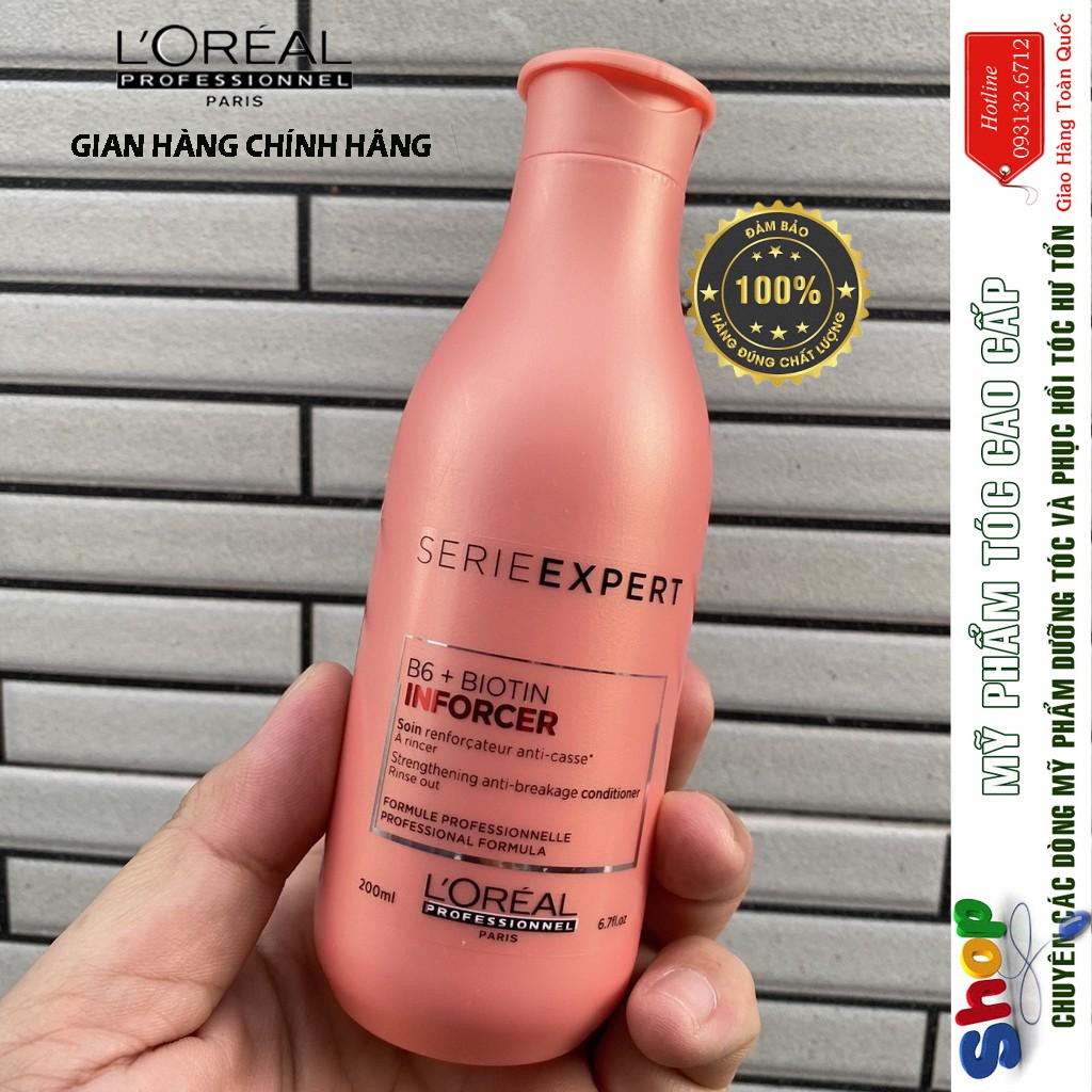 [L'oreal-chính hãng] Dầu xả dành cho tóc nhuộm A-OX Vitamino Colour L'oréal 200ml