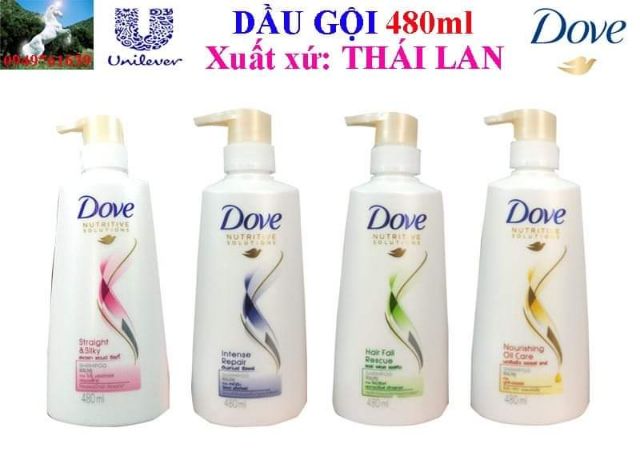 Dầu gội dove Thái lan 480ml