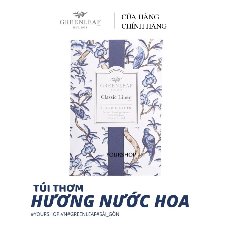 Túi thơm Nước Hoa Greenleaf Classic - USA - 115ml