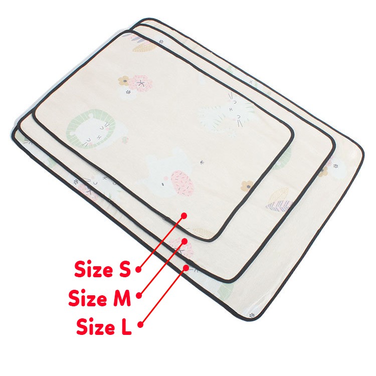 Đệm mát thảm mùa hè cho chó mèo bằng lụa băng (ice mat)