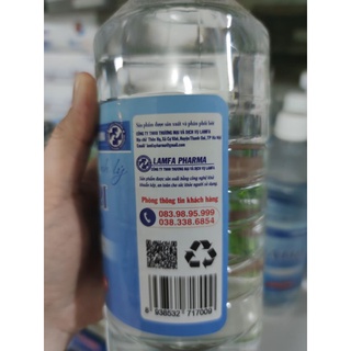 Nước muối sinh lý 0.9% chai 1lit