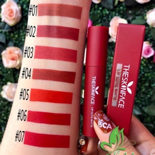 Son kem the skin face siêu lì siêu mịn không khô môi chuẩn auth