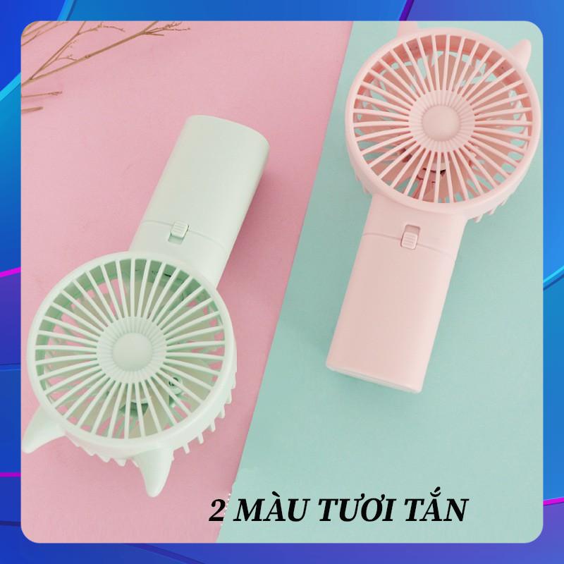 Quạt mini cầm tay tặng kèm pin 2A