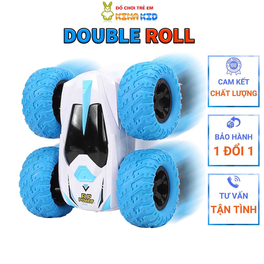 Xe Địa Hình Điều Khiển Từ Xa Double Roll, Sóng 2.4Ghz, Đứng 2 Bánh Và Xoay 360 Độ Độc Đáo