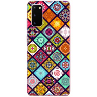 Ốp lưng Samsung Galaxy S20, S20 Plus, S20 Ultra in hình Họa tiết ô vuông