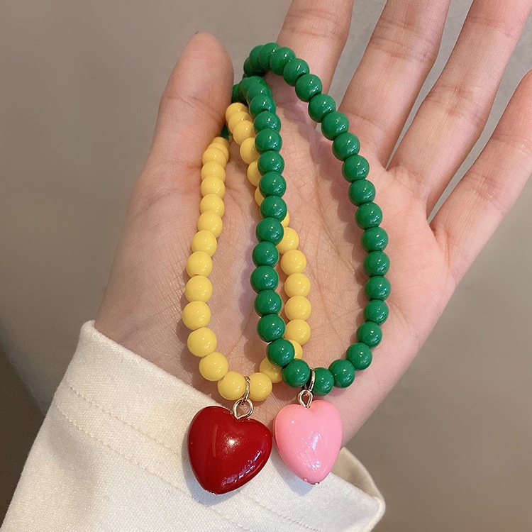 Vòng cổ Chuỗi Hạt Màu Kẹo Thời Trang Sang Trọng Cho Nữ