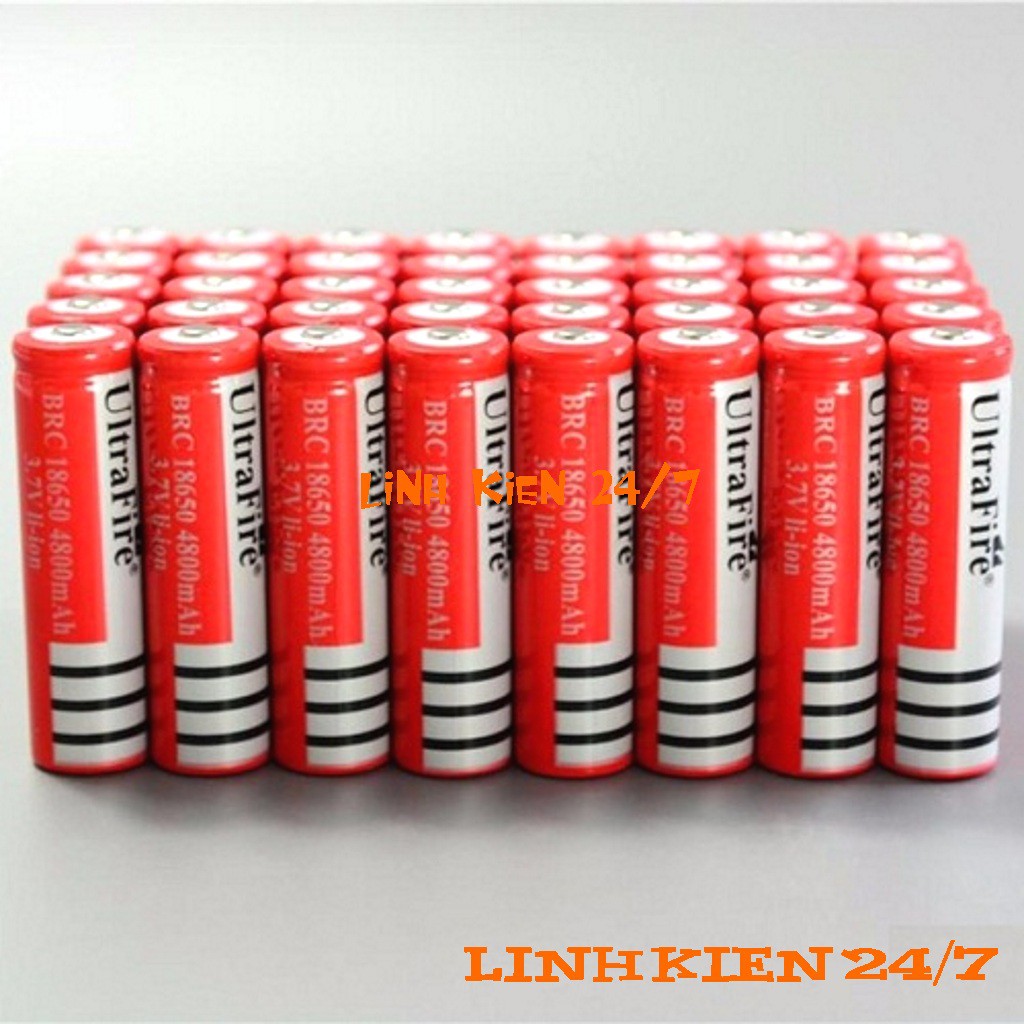 Pin Sạc 3.7v Li-Ion Ultrafire 18650 Dung Lượng 4800mah (1 viên)