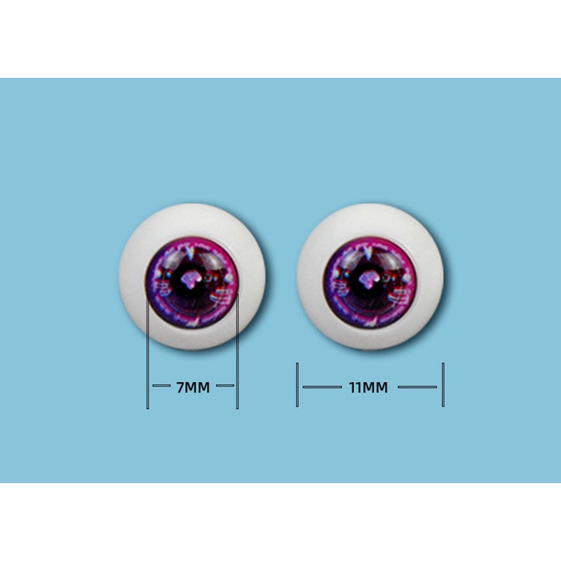 Mắt Nhựa Đồ Chơi Cho Búp Bê Barbie ob11 GSC Kích Thước 1/12