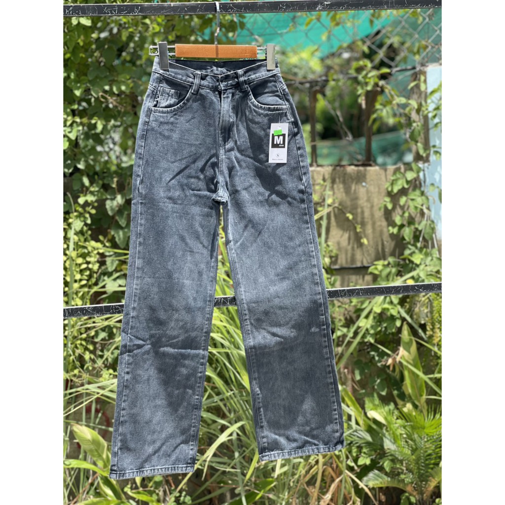 [CAO CẤP] Quần jean ống suông màu xám - HOT- chuẩn dáng 231 XÁM