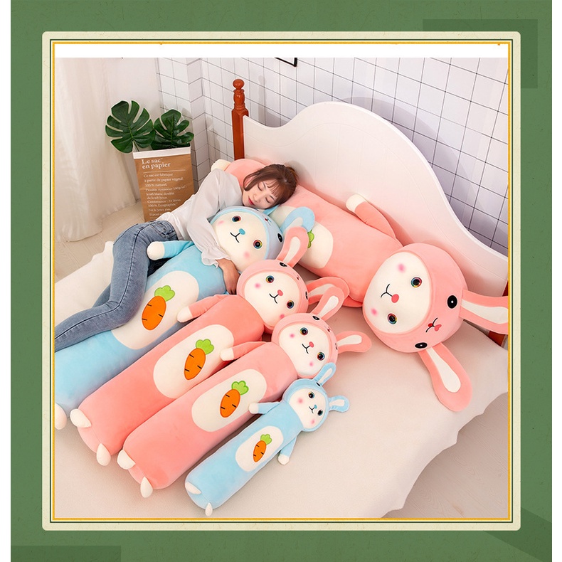 Gối ôm hình thỏ ham ăn, gấu nhồi bông teddy bear hàng nhập khẫu cao cấp BIG Quà tặng ngày sinh nhật cô gái