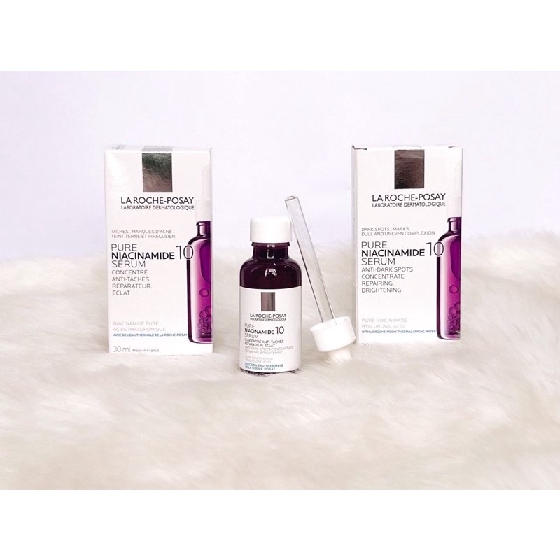 Serum Tinh chất La roche Posay Pure Niacinamide 10 giảm mụn 30ml