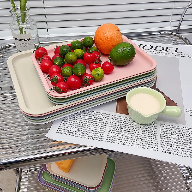 Khay Đựng Đồ Ăn Vặt Phong Cách Hàn Quốc Xinh Xắn