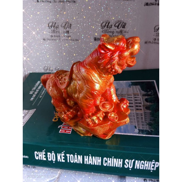 Tượng Hổ chiêu tài phong thủy, đồ trang trí  phòng khách