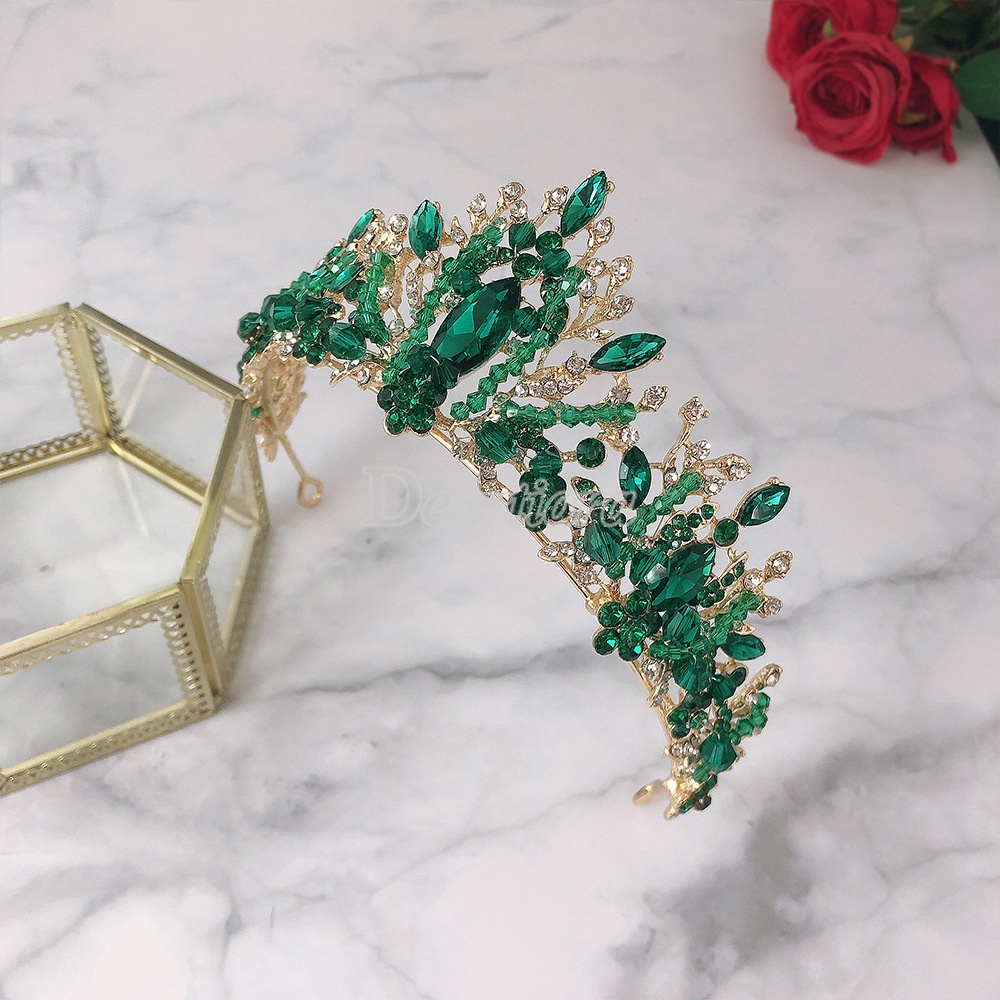 Cài Tóc Hình Vương Miện Đính Đá Thời Trang