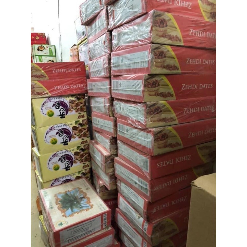 Quả Chà Là Sấy Khô Rời Hàng IRaq Nhập Khẩu Dubai Túi 1Kg