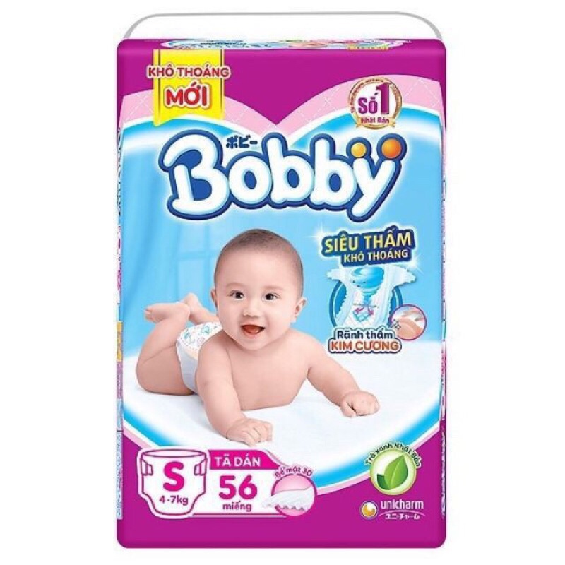 Tả dán Bobby size S 56 miếng (tặng 2m cùng loại)