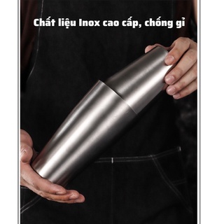 Bình lắc pha chế inox 2 mảnh 750/600