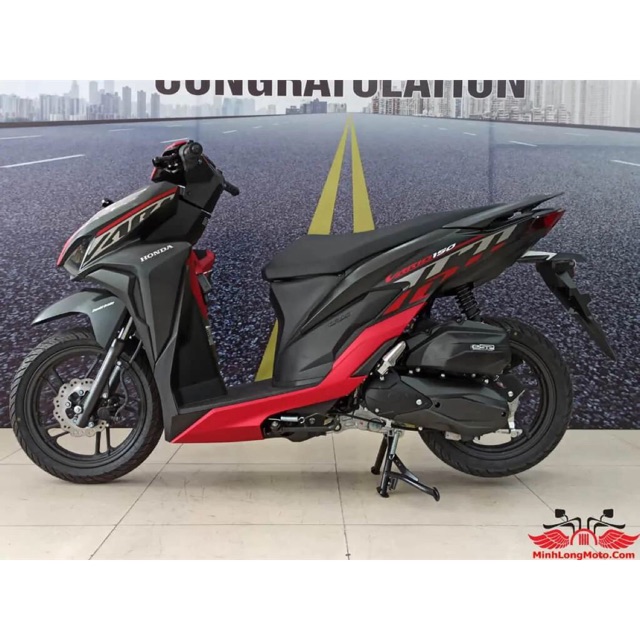 Tem rời Vario Đen Đỏ nhám