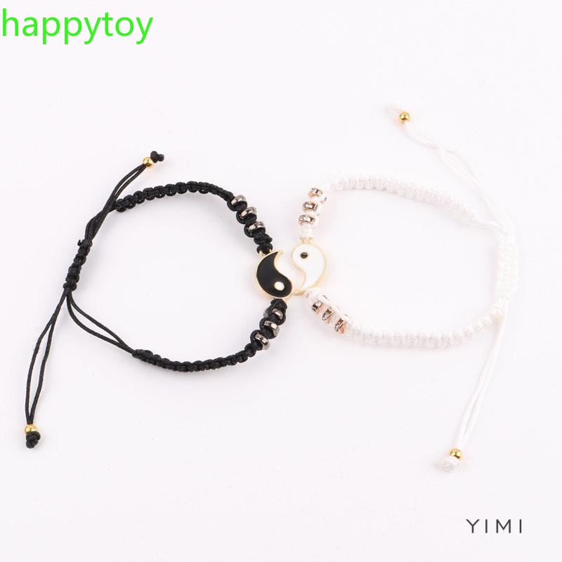 Vòng đeo tay cặp đôi bằng hợp kim Tai Chi Bagua Bracelet Rope