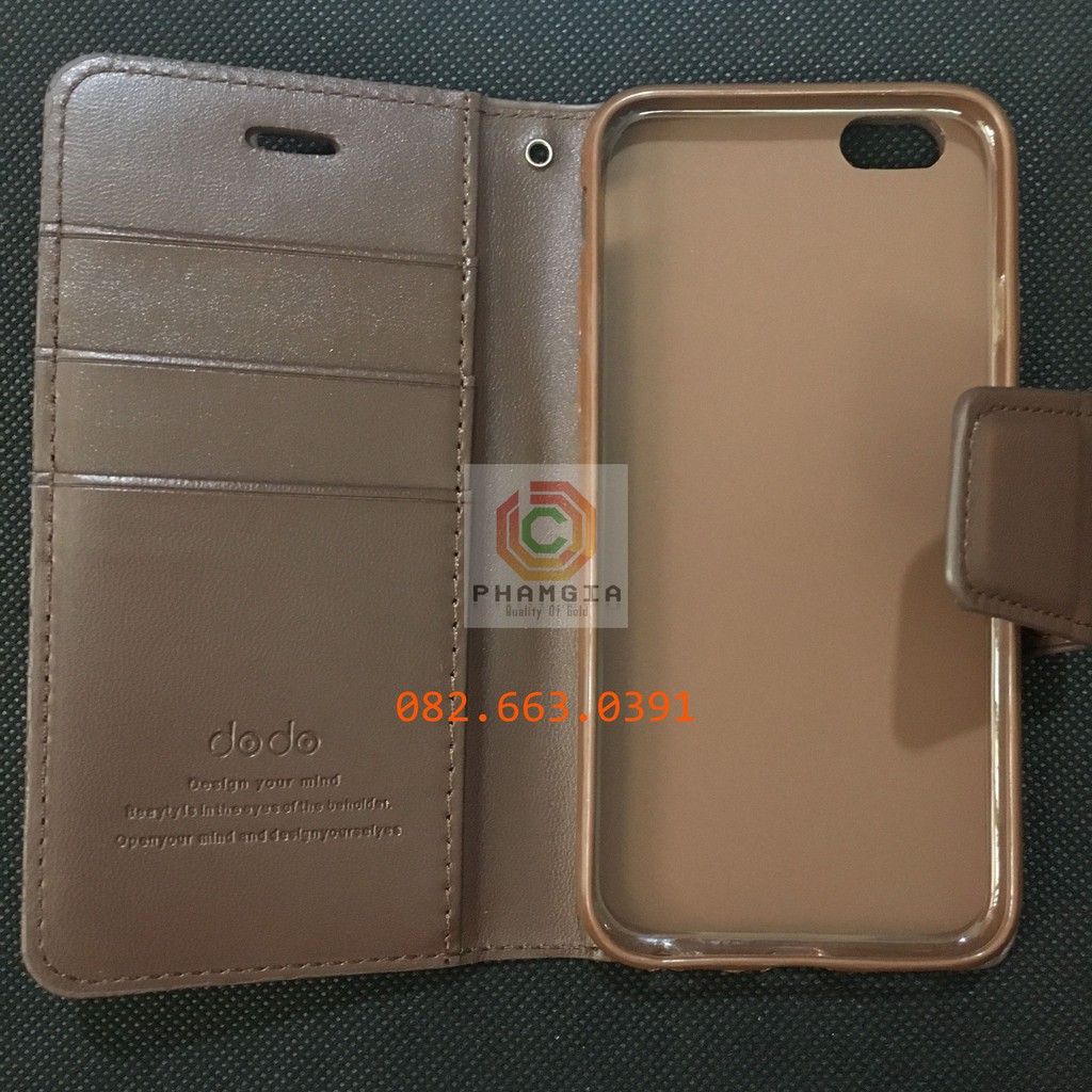 Bao da có nắp gập chống đỡ xem phim Iphone 6G