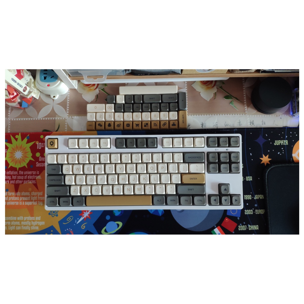 Bàn Phím Cơ PBT 125 Phím XDA Chất Lượng Cao