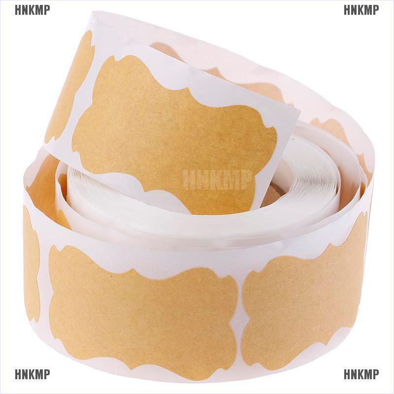 Set 300 miếng dán trống dùng ghi tên nhãn hiệu/gói quà tặng đám cưới tiện lợi