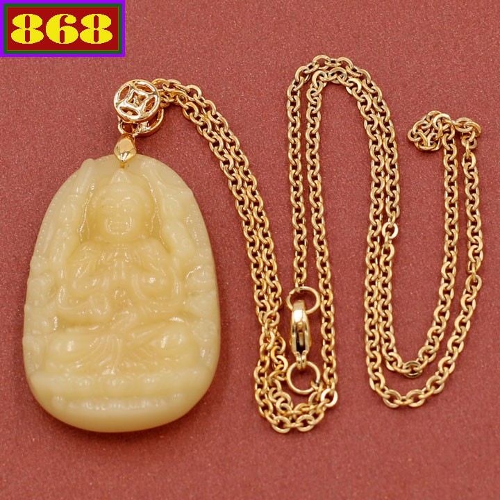 Mặt dây chuyền Phật Thiên Thủ Thiên Nhãn vàng 4.3 cm MTVO8