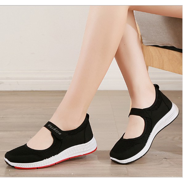 Giày thể thao nữ đế bằng thời trang- Giày sneaker nữ- Vincentshop