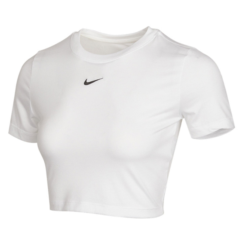 Áo Thể Thao Nike Tay Lửng Màu Trắng Thời Trang Mùa Hè 2021 Dd1329-100