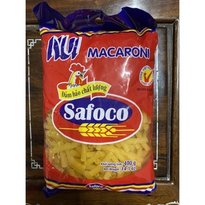Nui Ống Macaroni Safoco - gói 400gr