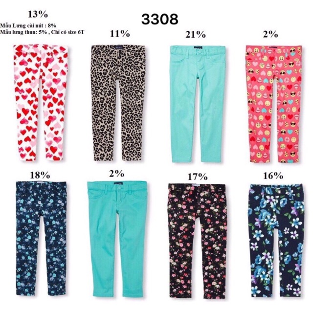 Quần jegging bé gái