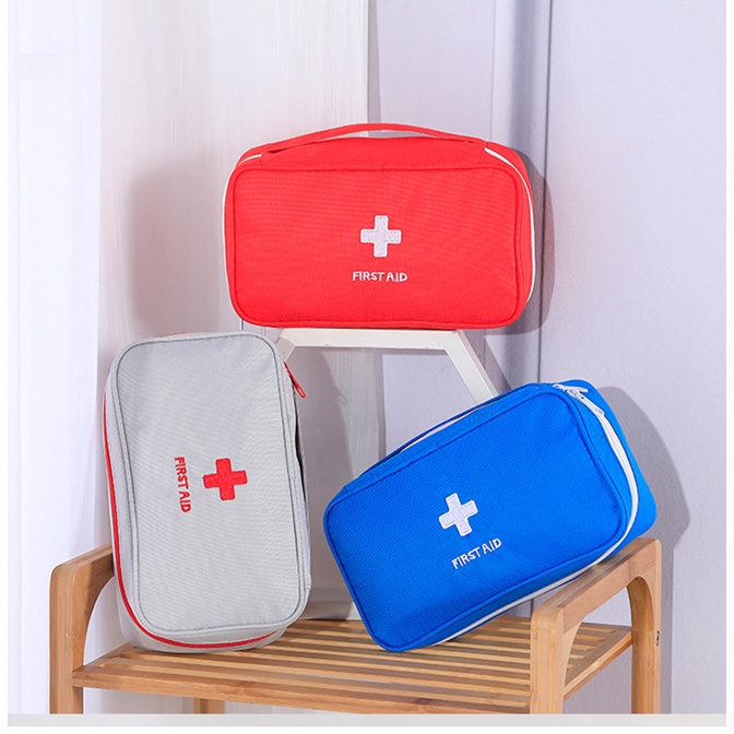 Túi Y Tế - Túi Cứu Thương Cá Nhân Mini Màu Xám Đúng Chuẩn Bộ Y Tế