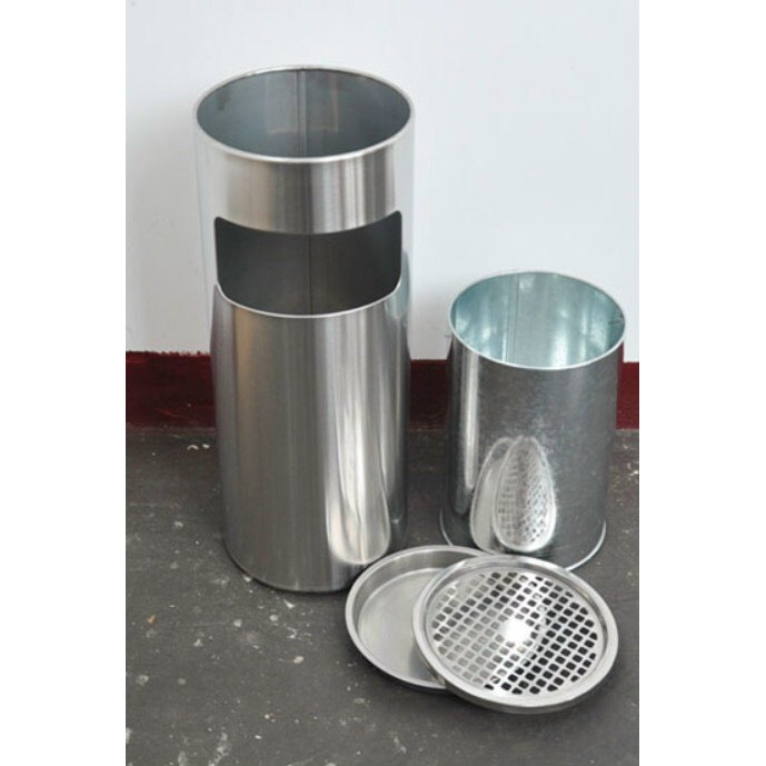 THÙNG RÁC INOX GẠT TÀN