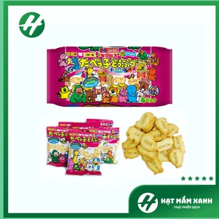 Bánh ăn dặm ginbis dha hình thú set 6 gói vị rau củ / vị snack / vị bơ sữa- nhật bản