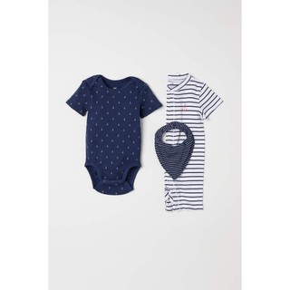 Set 3 chi tiết bé trai HM H&M size 1-2 tháng_hàng chính hãng authentic Anh