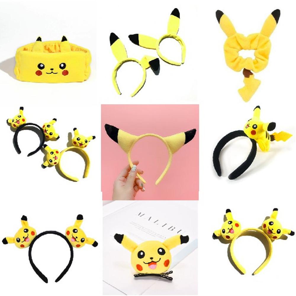SOMEDAYZL Dây Cột Tóc Hình Pikachu Xinh Xắn Cho Bé Gái