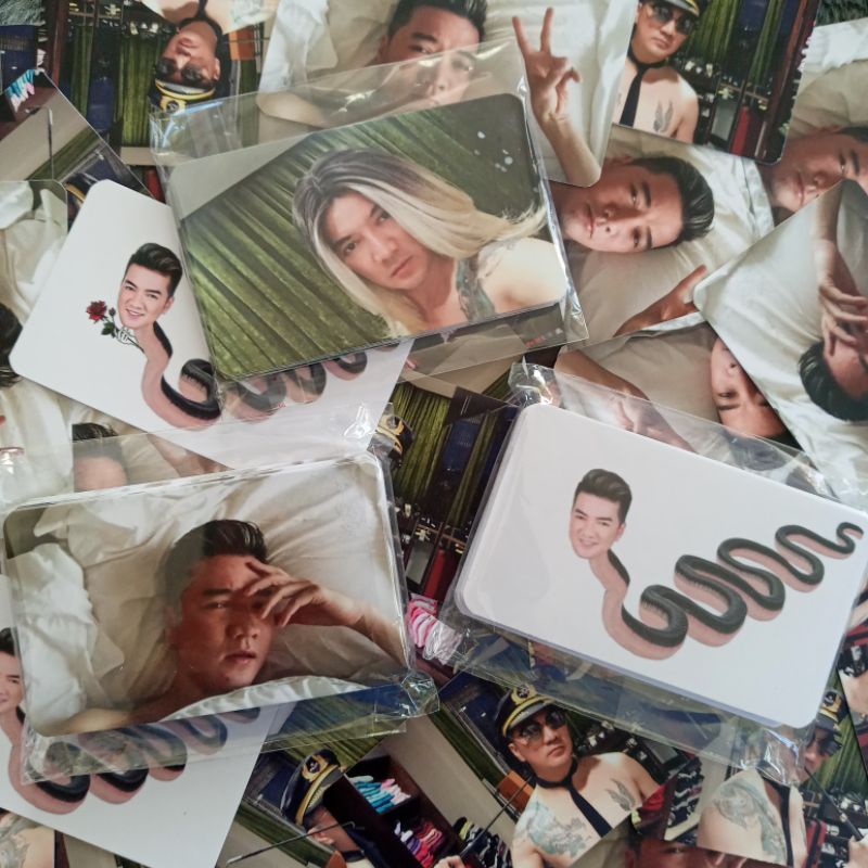 Card bo góc Đàm Vĩnh Hưng - Card Đàm 1 mặt