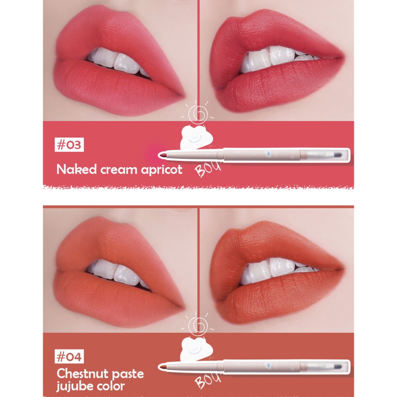 Bút Kẻ Viền Môi Pudaier Lâu Trôi Màu Sắc Tự Nhiên