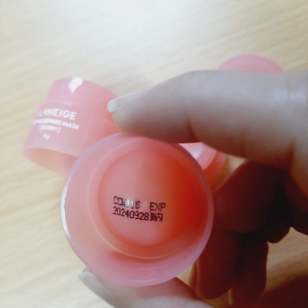 [L&amp;V] Mặt Nạ Ủ Môi Laneige – Mặt nạ ủ môi Laneige Lip Sleeping Mask Berry 3g – Lấy Lại Đôi Môi Hồng Hào Mềm Mịn Tự Nhiên