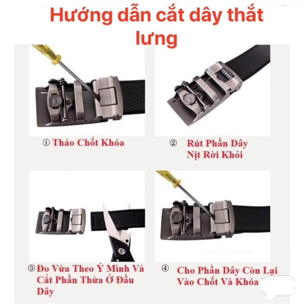 [SIÊU SALE] Thắt Lưng Nam Dây Nịt Mềm Mại Mặt Khóa Từ Đẳng Cấp