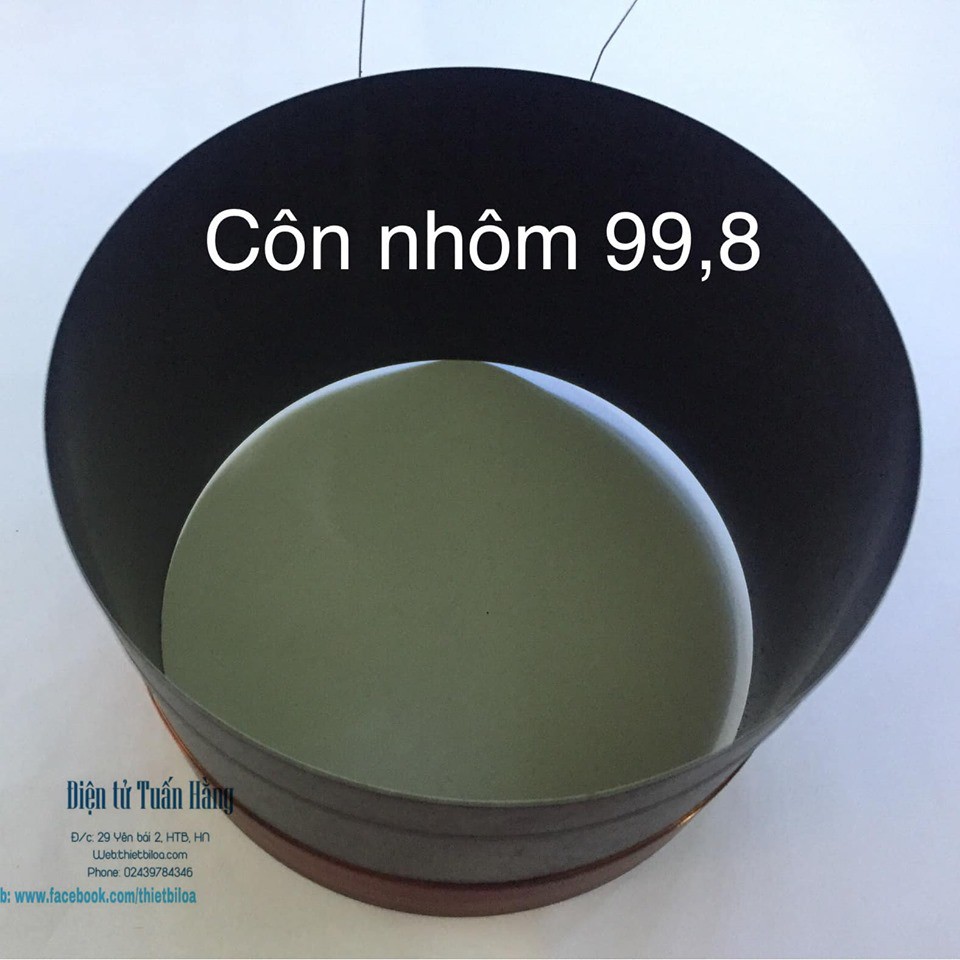 Côn loa nhôm 99.8 2 lớp .(coil loa 99,8 2 lớp )