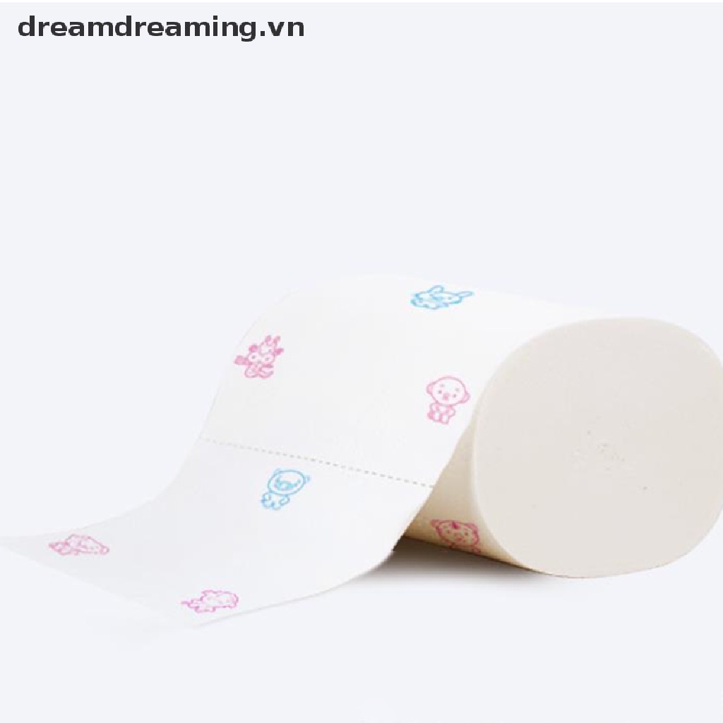 Cuộn Giấy Vệ Sinh Màu Trắng Mềm Mại Cho Nhà Vệ Sinh /